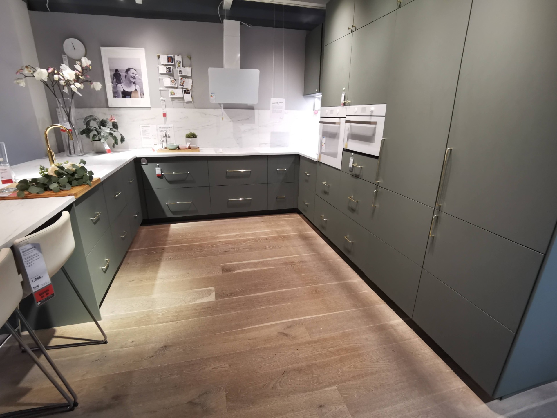 Modernize Your Kitchen with IKEA Bodarp Matte GrayGreen
